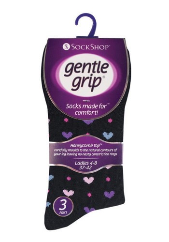 Gentle Grip - Damen ohne gummi socken diabetiker baumwolle 37-42 eur - Bild 91 von 127