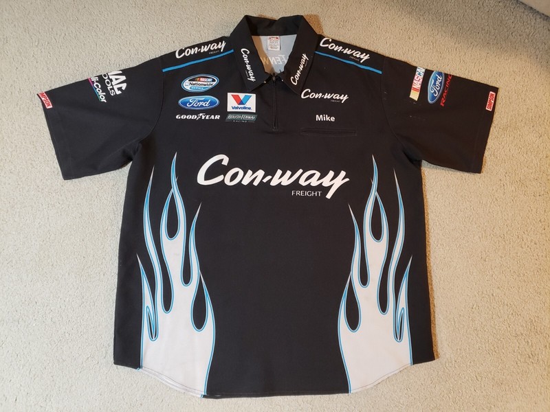 Colin Braun Roush Fenway Racing NASCAR Nationwide Simpson Pit Shirt XL
