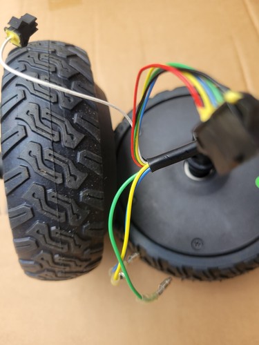 6.5" Balancing Wheel LED Set Of 2 Motor Gyroor Wheel Hub Motor 36v - Picture 4 of 6