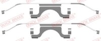Quick Brake 109-1702 ZubehöRset, Scheibenbremsbelag FüR BMW
