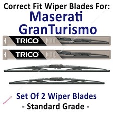 Wiper Blades 2-Pack Standard Wipers fits 2008+ Maserati GranTurismo - 30260/170