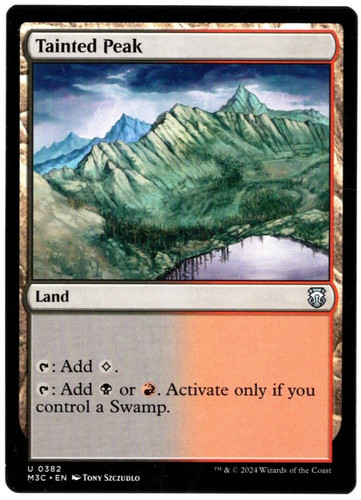 Tainted Peak 0382 Non Foil Uncommon Modern Horizons 3 Magic The Gathering NM