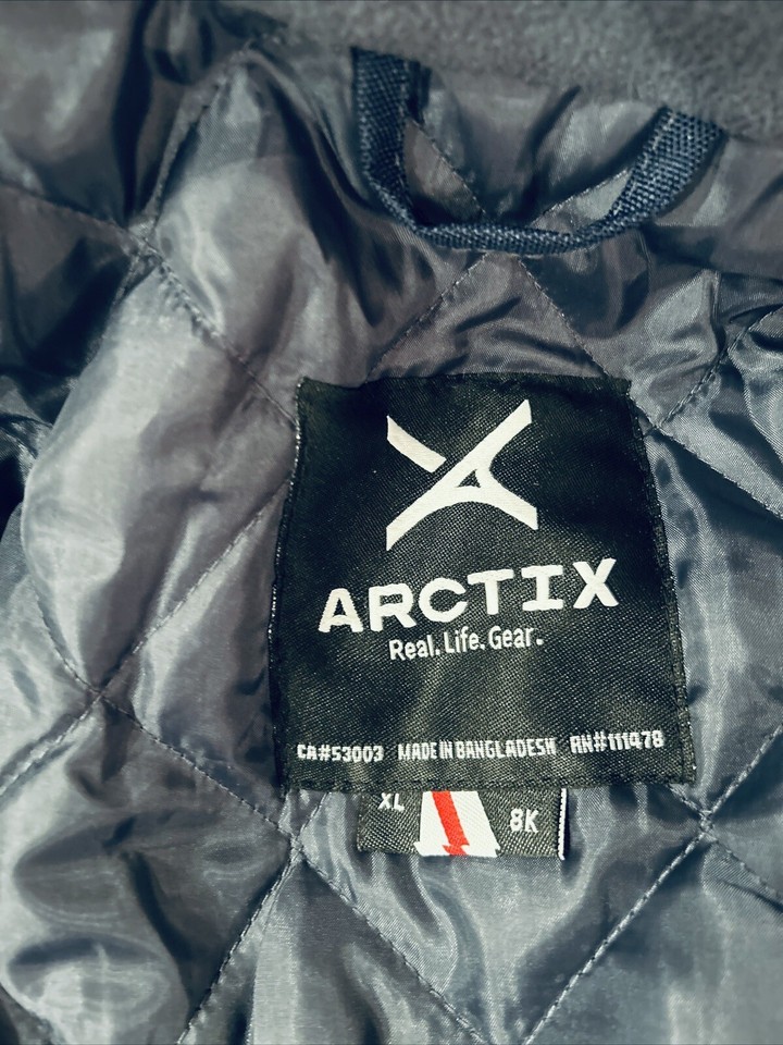 Arctix Men’s XL Performance Tundra Jacket Added Visibility Blue Night