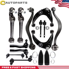 14x For 2003-2007 Mazda 6 Front Upper & Lower Control Arm Tie Rod End Suspension