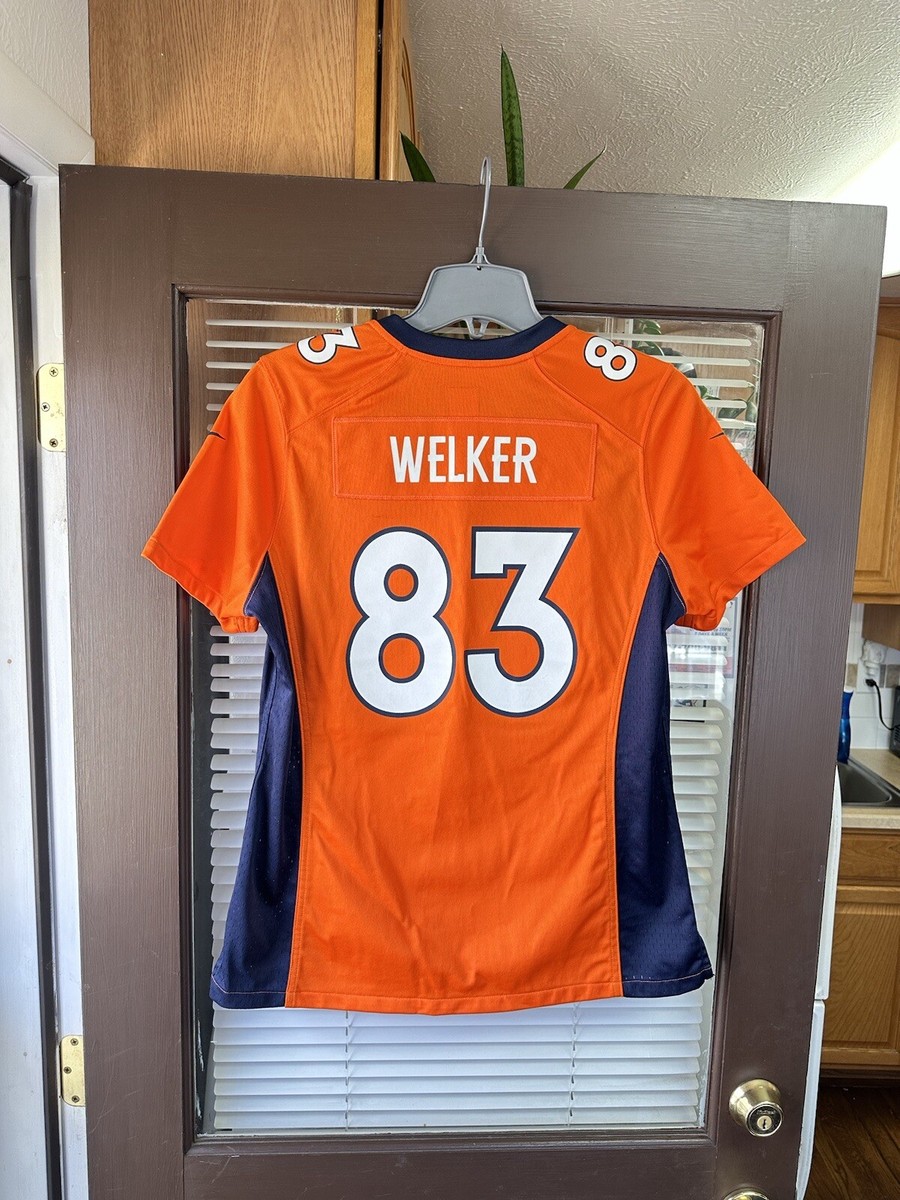 WOMENS Authentic Nike Wes Welker #83 Broncos NFL Jersey Super Bowl