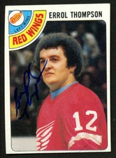 Errol Thompson #57 signed autograph auto 1978-79 Topps Hockey Trading Card