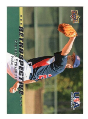 2008-09 USA Baseball National Team Retrospective #USA2 Stephen Strasburg