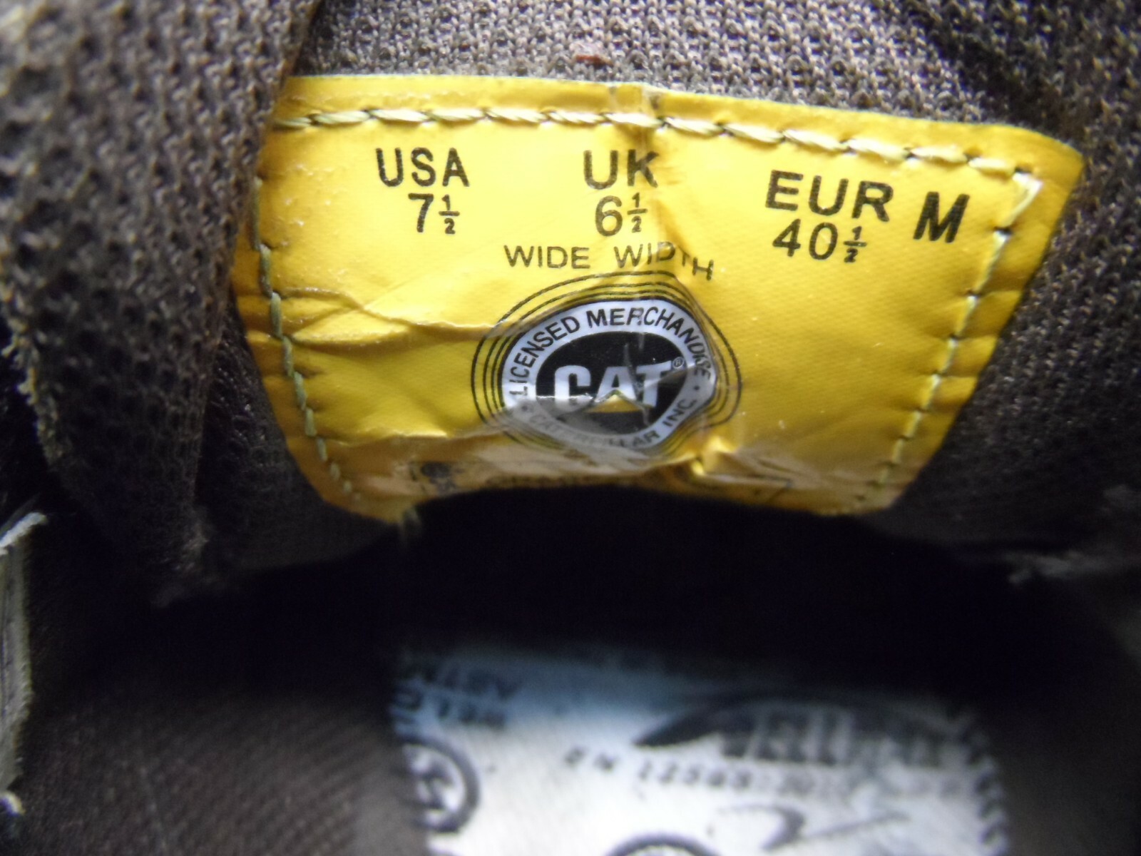 Caterpillar Men's Argon Comp Toe LaceUp Work Shoe Dark Brown Size 7.5W