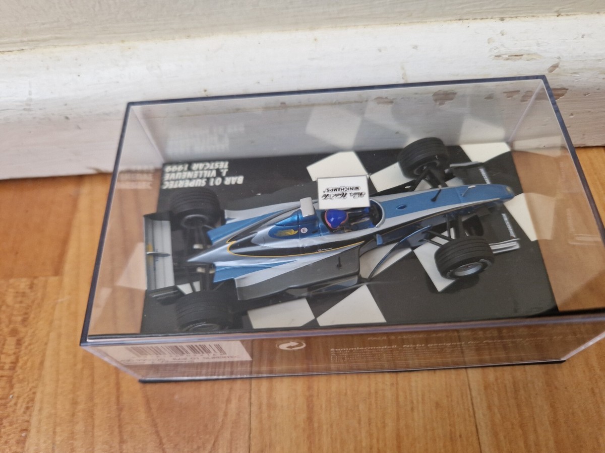 MINICHAMPS 1/43 BAR 01 SUPERTEC JACQUES VILLENEUVE TESTCAR 1999 F1