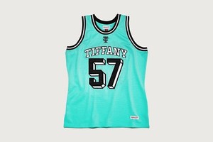 【未使用】Mitchell & Ness TIFFANY 57 2023 Tiffany & Co x Mitchell & Ness Basketball Jersey Size XL 57