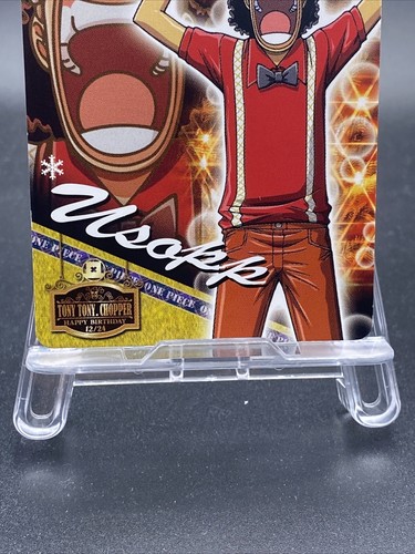 Usopp Straw Store Limited Chopper Birthday Card One Piece Japanese BANDAI - Picture 3 of 7