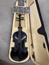 Brand New 4/4 Acoustic Violin Full Sent Case Bow Rosin Black