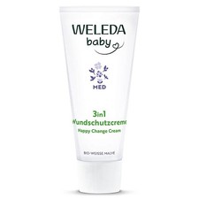 Weleda Crème Bio Protectrice 3 en 1 Bébé Mauve Blanche 50 ml