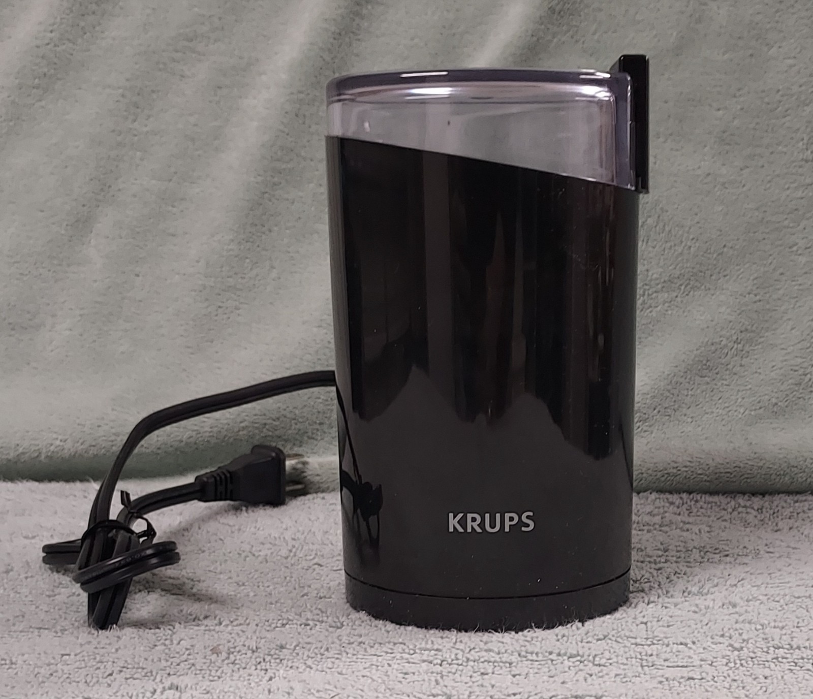 KRUPS Model F203 Electric Coffee Grinder w/Stainless Steel B