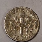 1975-P Roosevelt Dime 10C Philadelphia Business Strike Copper KM#195 Clipped — photo 2