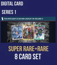 ARTIST SPOTLIGHT KEN LASHLEY V1 SR+RARE 8 CARD SET TOPPS MARVEL COLLECT 2025