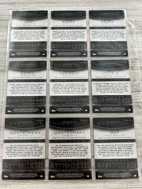 2013 Josh Hart Bowman Sterling Prospects Profile Autograph - Image 2 of 2