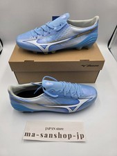 MIZUNO Alpha 3 Elite P1GA266225 Blue White Soccer Football Cleats Spike Men's