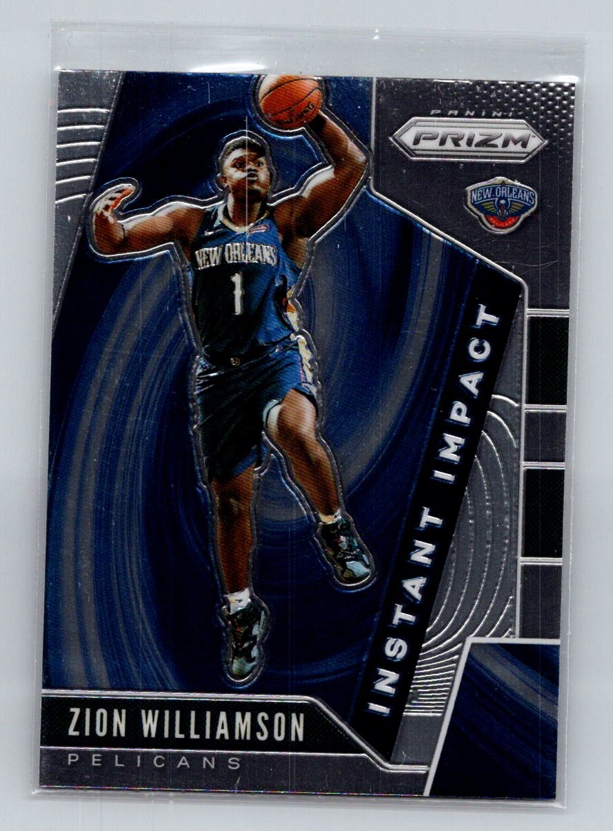 2019-20 Panini Prizm #2 Zion Williamson Instant Impact