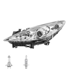 Halogen Scheinwerfer links H1 für Peugeot 307 SW Break inklusive Lampen
