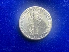 1934 Gem BU Mercury silver Dime FSB Full Split Bands