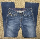 ARIAT Denim RUBY BootCut Low Rise Western Cowgirl Stretch Blue Jeans 26R 28x29 — photo 2