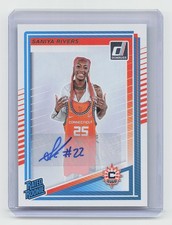 2025 Donruss WNBA #92 Saniya Rivers Rated Rookies Signatures
