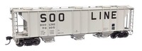 Spur H0 - Walthers Covered Hopper Soo Line -- 7060 Neu