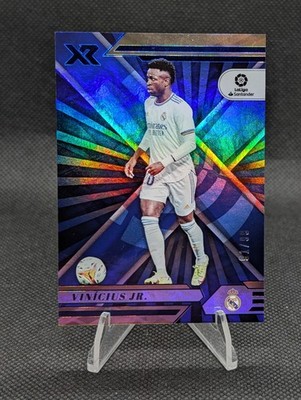 2021-22 VINICIUS JUNIOR Blue /99 PANINI CHRONICLES LA LIGA Card #129 Real Madrid
