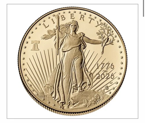 1776 - 2026 American Eagle 1 oz Gold Proof Coin $50