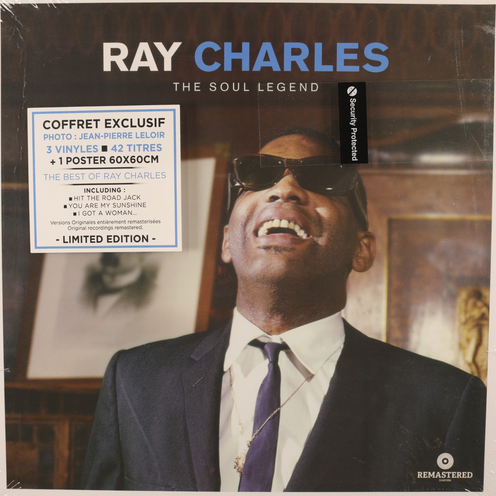 RAY CHARLES - THE SOUL LEGEND - 2019 FRANCE 3 X VINYL LP COMPILATION - SEALED