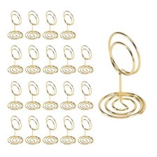 Table Number Holders 20Pcs - 2 Inch Place Card Holder Short Table Number9777