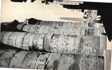 Vintage Postcard- Egyptian Karnak Hypostyle Hall columns.