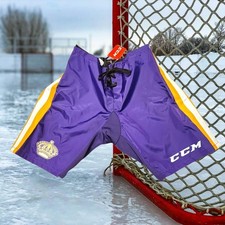 CCM PP15 LA Kings NHL Spodnie hokejowe Muszla Młodzieżowe Duże Nowe z metkami Darmowa wysyłka