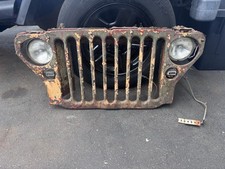 Original Willys Mb 9 Grill With Headlight Buckets Ford Gpw Jeep Wwii Blackout Original Willys Mb 9 Grill With Headlight Buckets Ford Gpw Jeep Wwii Blackout