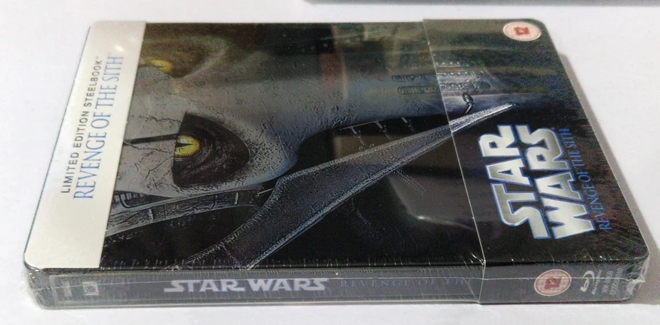 Star Wars Episode III Revenge Of The Sith BLU RAY STEELBOOK SEALED - Image 3 of 3