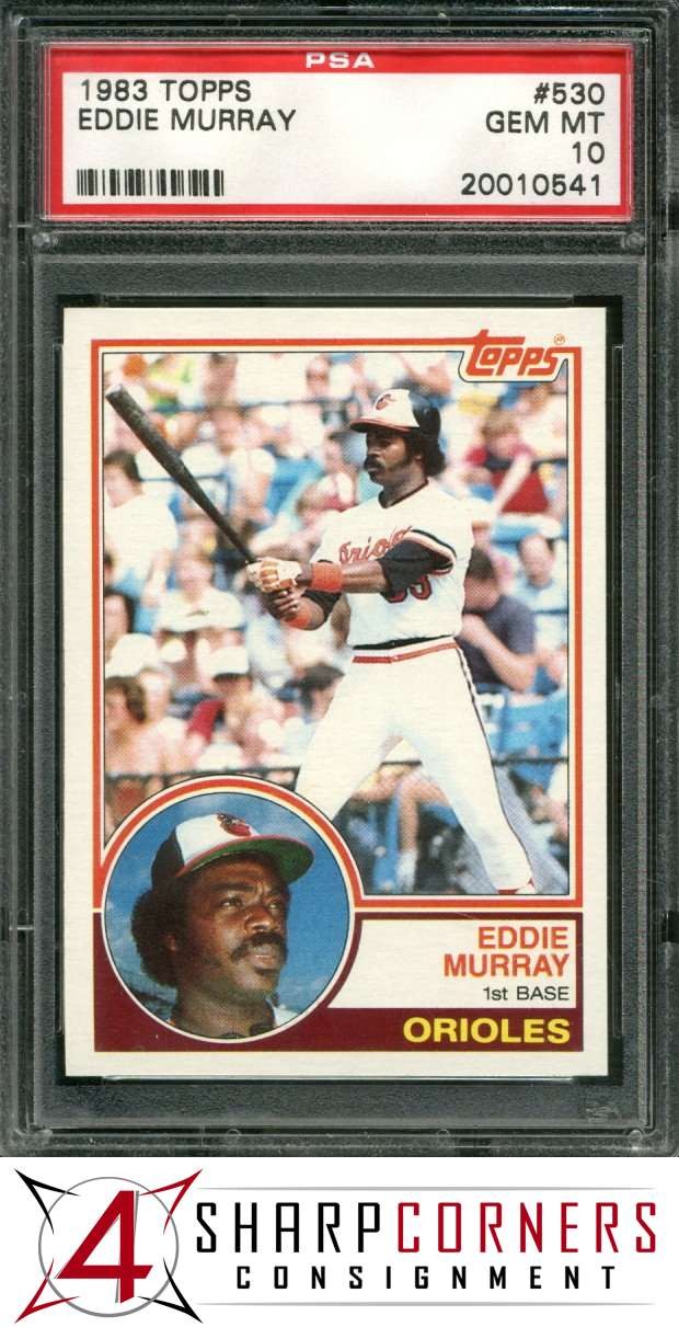 1983 TOPPS #530 EDDIE MURRAY ORIOLES HOF PSA 10