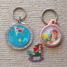 Little Mermaid Ariel Keychain Set