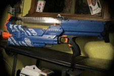 Nerf Rival Nemesis Blaster MXVII-10K - Blue Automatic Tested Working
