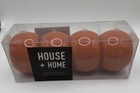 HOUSE + HOME CHUNKY NAPKIN RINGS Orange (Set of 4) NIB — photo 1