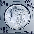 1884 O BU GEM MORGAN SILVER DOLLAR UNC MS+++ U.S. MINT RARE COIN 7408
