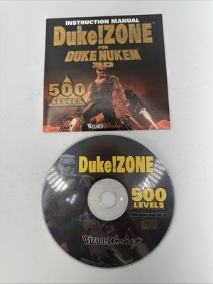Vintage 1996 Duke!Zone for Duke Nukem 3D  Instruction Manual PC Add 500 Levels