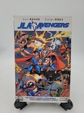 MARVEL DC JLA vs Avengers TPB Graphic Novel ULTRA RARE Kurt Busiesk George Perez