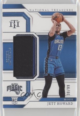 2023 Panini National Treasures Rookie Materials 30/99 Jett Howard #RM-JHW RC s3g