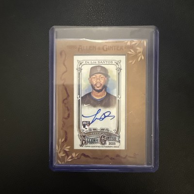 2025 Topps Allen & Ginter - Framed Mini Autographs Luis De Los Santos #MA-LD...