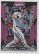 2019 Panini Prizm Pink Prizm Chris Shaw #63 03xg