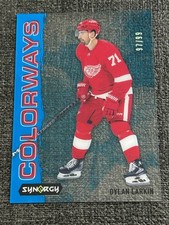 Dylan Larkin 2024-25 Upper Deck Synergy Hockey Blue Neon Colorways /99 #L-71