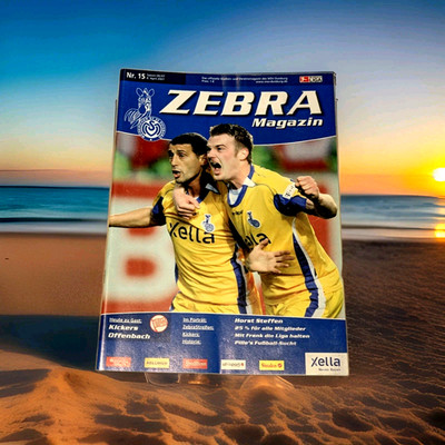 Zebra Magazin Nr15 MSV Duisburg vs OFC Kickers Offenbach Saison 06/07 mit Poster