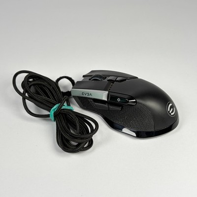 EVGA X20 Wireless Customizable Ergonomic Gaming Mouse Black with Cable