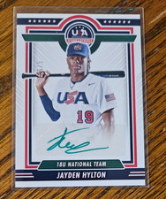 Jayden Hylton Auto -2022 USA Stars & Stripes Green Autograph #/5 18US-JY -18U